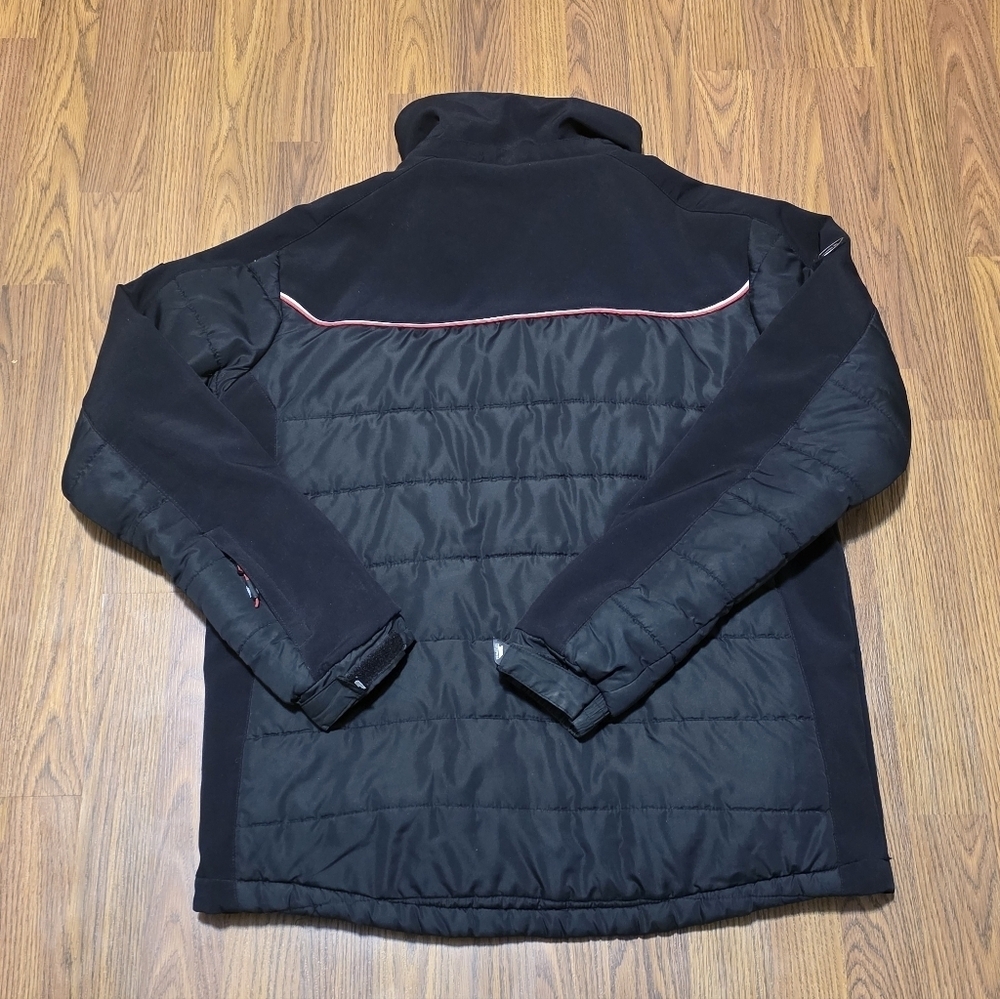 Trespass Coldheat TP50 Padded Winter Ski Jacket Mens Large Black Soft Shell E12 - Picture 13 of 13